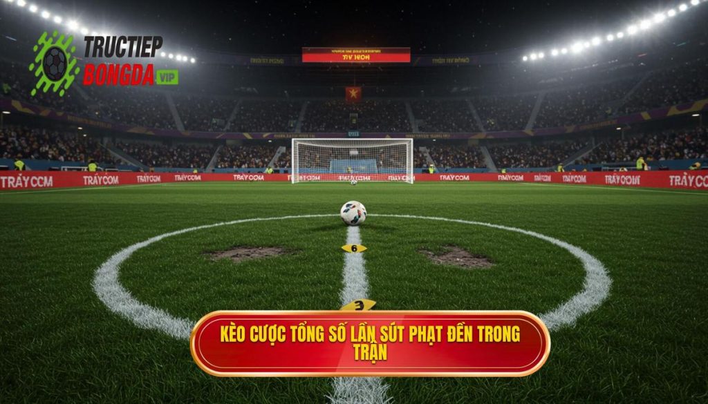 Kèo cược tổng số lần sút phạt đền trong trận