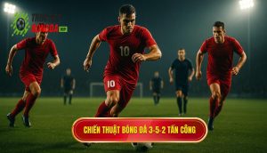 Chiến thuật bóng đá 3-5-2 tấn công