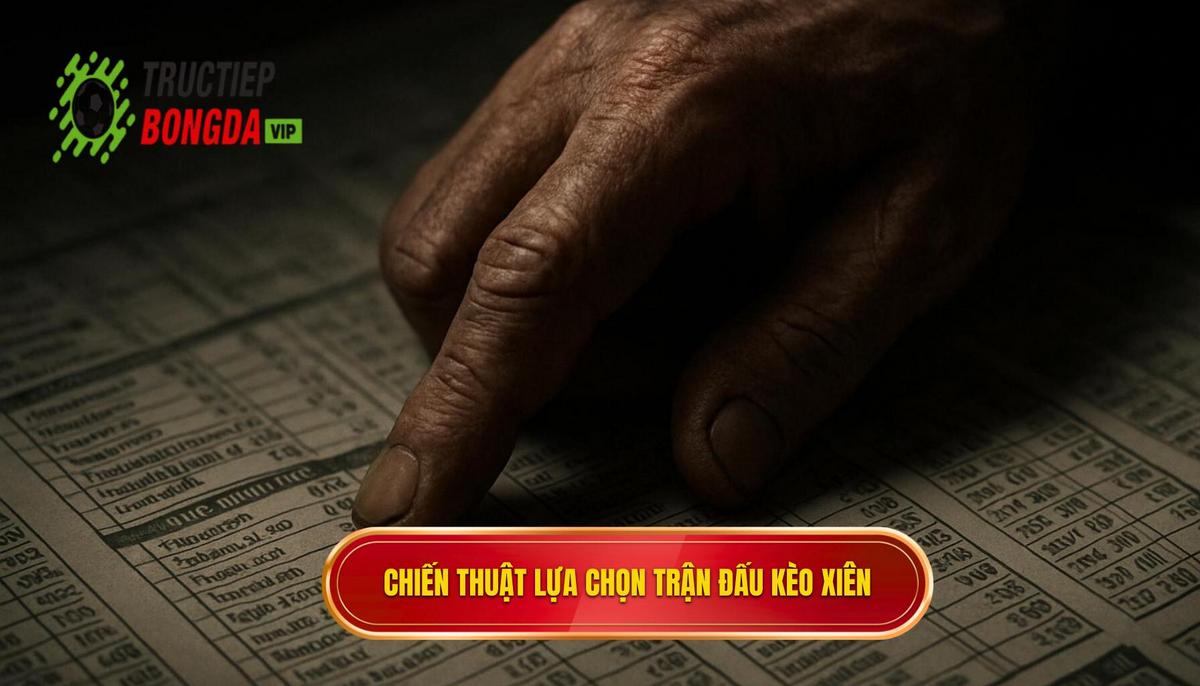 Chiến thuật lựa chọn trận đấu cho hệ thống kèo xiên