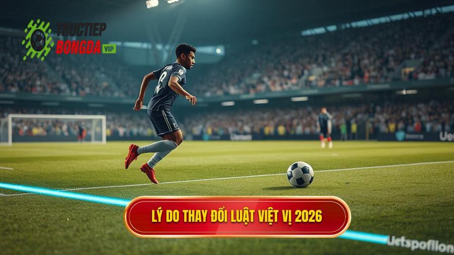1. Lý do thay đổi luật việt vị 2026