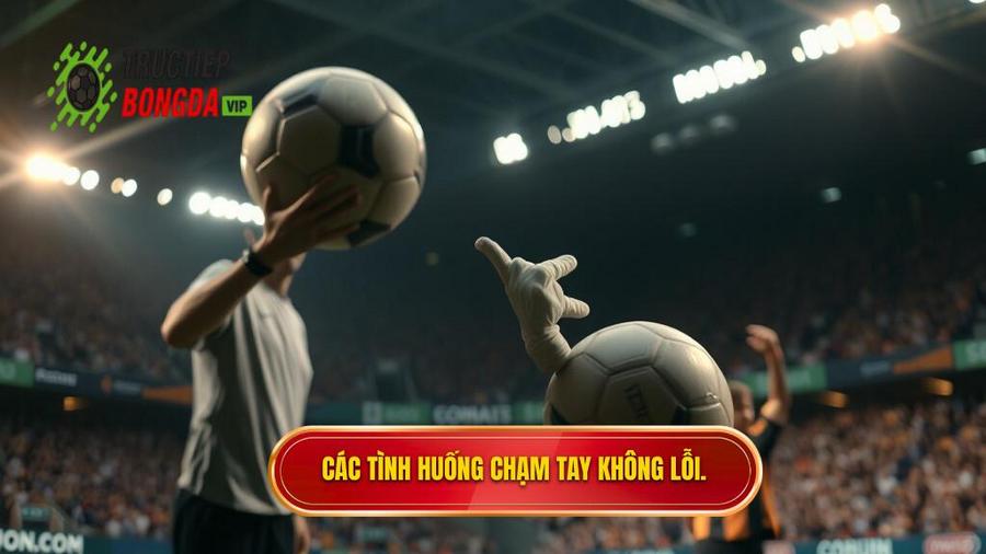2. Các tình huống chạm tay không lỗi.