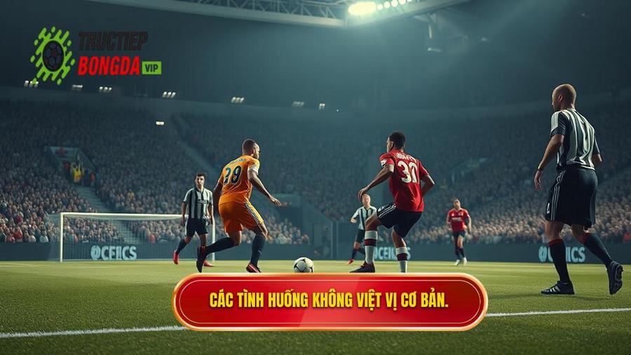 2. Các tình huống không việt vị cơ bản.