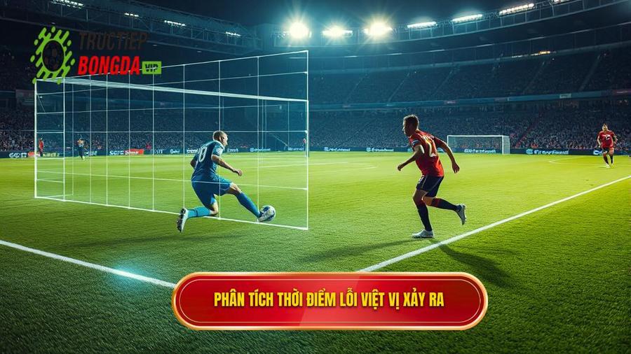 2. Phân tích thời điểm lỗi việt vị xảy ra