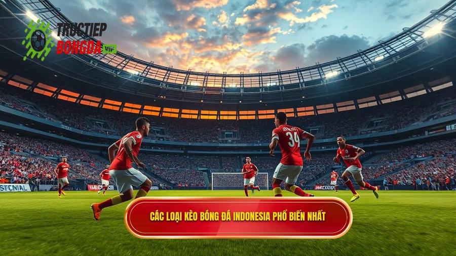 Các loại kèo bóng đá Indonesia phổ biến nhất