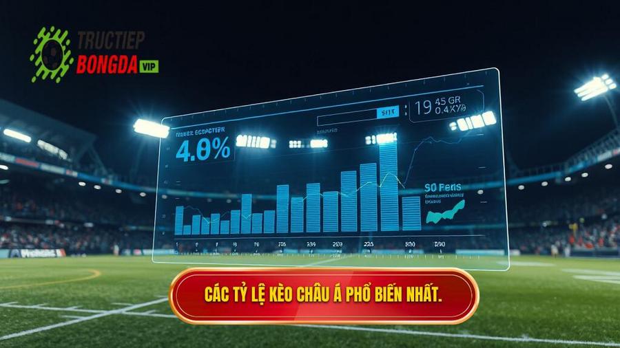 Các tỷ lệ kèo Châu Á phổ biến nhất.