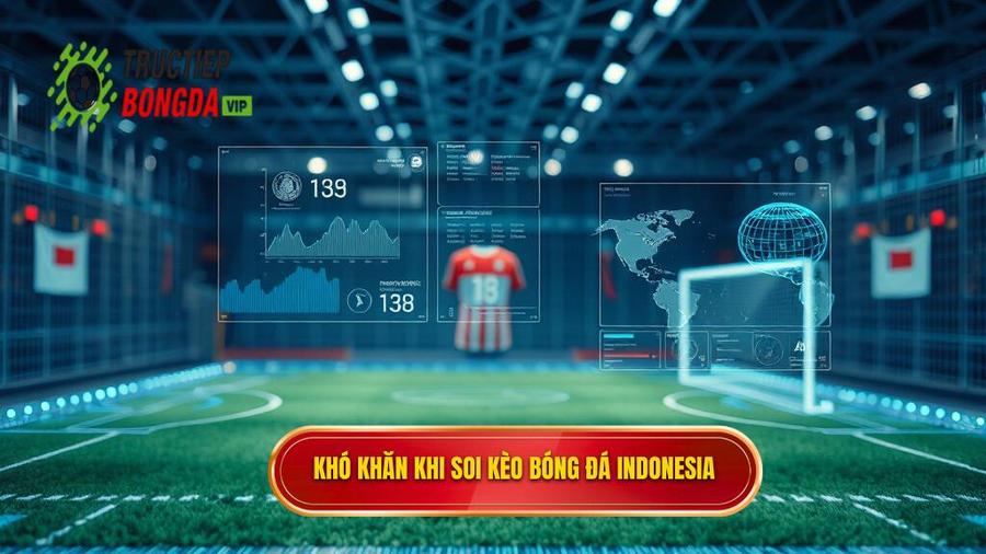 Khó khăn khi soi kèo bóng đá Indonesia