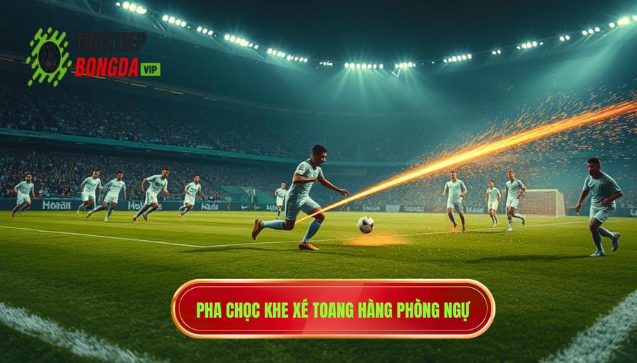 Pha chọc khe xé toang hàng phòng ngự