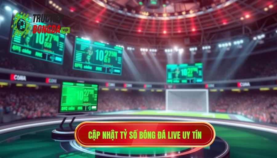 Cập nhật tỷ số bóng đá live uy tín
