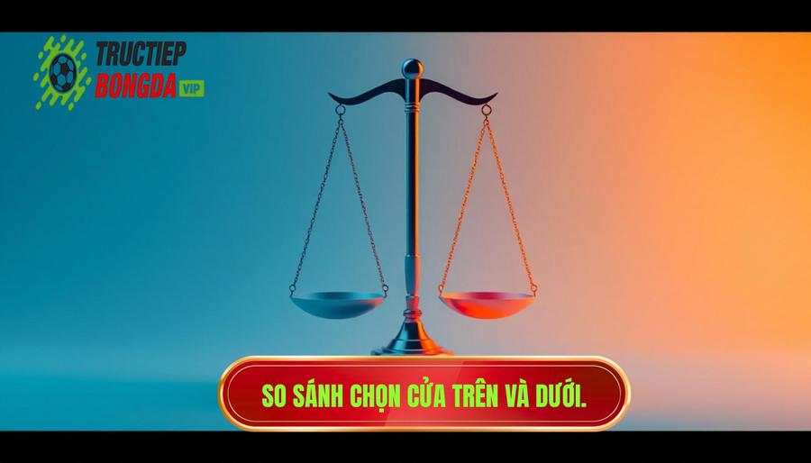 Bảng so sánh: Khi nào chọn cửa trên vs Khi nào nên theo cửa dưới